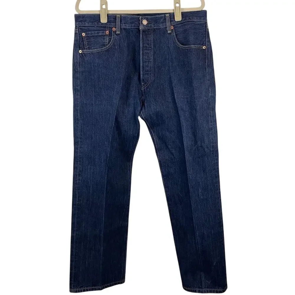 Levi’s 501 Button Fly All Cotton Jeans Men’s Size 36 X 30